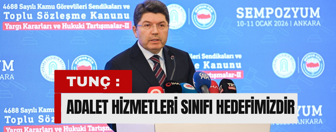 Adalet Hizmetleri Sınıfı Yolda  